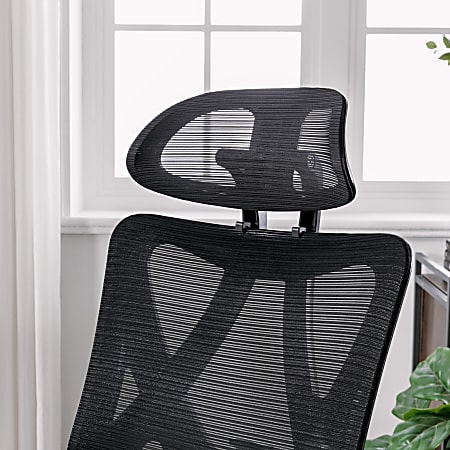 Serta SitTrue Ridgefield Ergonomic MeshVegan Leather High Back