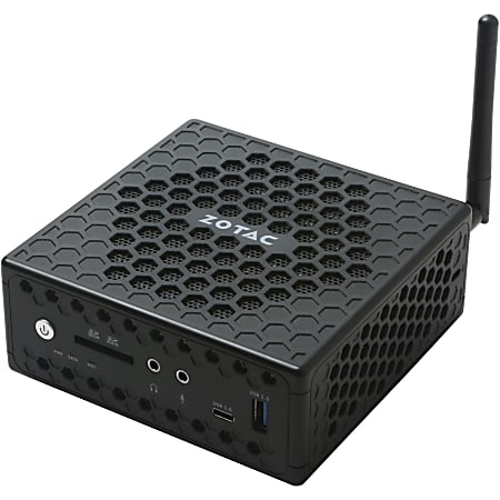 Zotac ZBOX Nano Mini Desktop PC, Intel® Celeron®, 4GB Memory, 32GB Solid State Drive, Windows® 10 Home