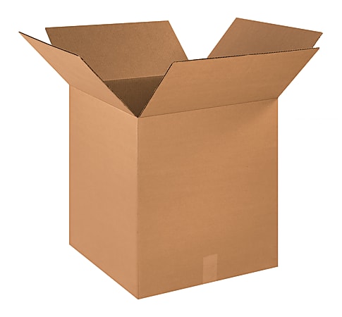 Office Depot® Brand Corrugated Cartons, 18" x 18" x 20", Kraft, Pack Of 15
