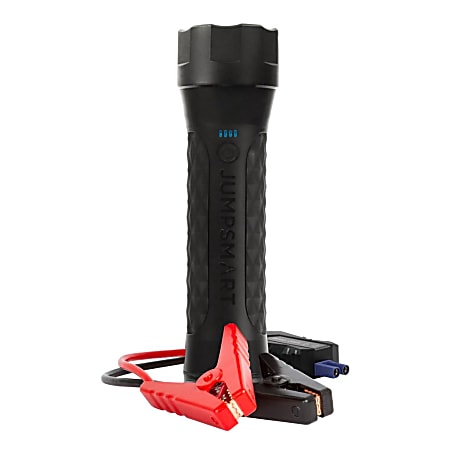 Limitless Innovations JumpSmart 10-in-1 Portable Vehicle Jump Starter, 10"H x 2-1/2"W x 2-1/2"D, Black