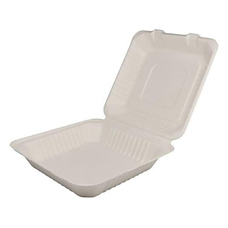 Styrofoam Clamshell Takeout Container for Single Meal