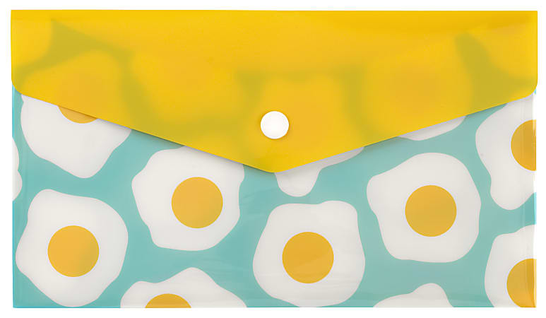 Office Depot® Brand Poly Envelope, Check Size, 5-1/2" x 8-1/2", Egg