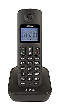 Ativa™ DECT 6.0 Cordless Phone With Answering Machine And Speakerphone, WPS01
