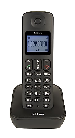 Ativa™ DECT 6.0 Cordless Phone With Answering Machine And Speakerphone, WPS01