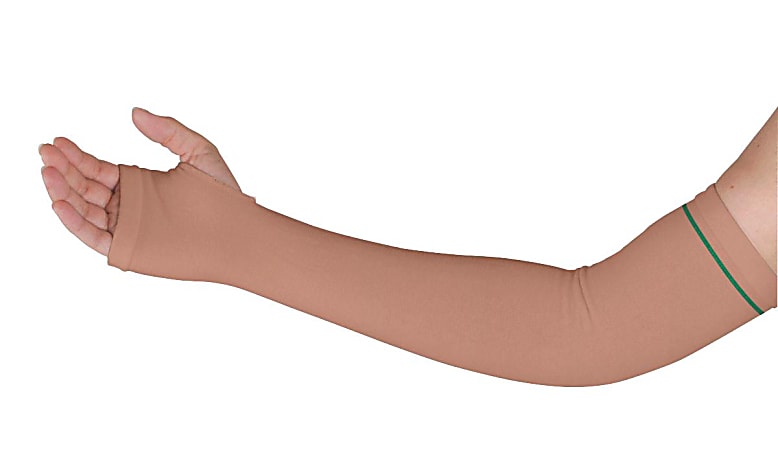 Medline Protective Arm Sleeves, 16 1/2"H, Tan, Pack Of 2