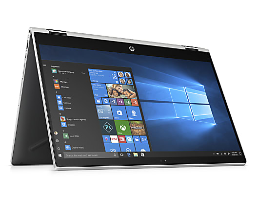 HP Pavilion x360 15-cr0055od Convertible 2-In-1 Laptop, 15.6" Touch Screen, Intel® Core™ i5, 8GB Memory, 256GB Solid State Drive, Windows® 10, 5LN68UA#ABA