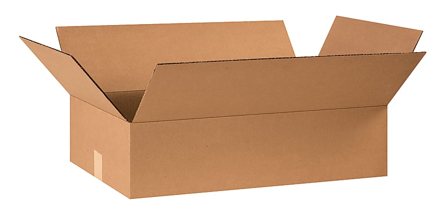 Partners Brand Corrugated Cartons, 24" x 14" x 6", Kraft, Pack Of 25