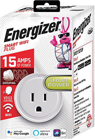 Energizer Connect Smart Plug White - Office Depot