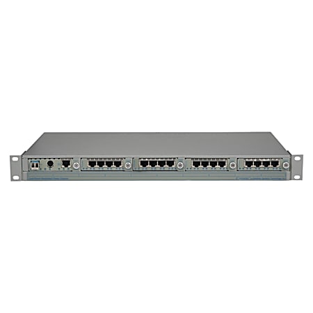 Omnitron Systems iConverter 2423-2-22 T1/E1 Multiplexer - 1 Gbit/s - 8 x RJ-45