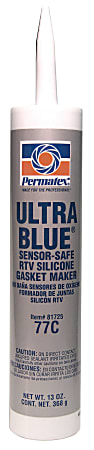 Ultra Series RTV Silicone Gasket Maker, 13 oz Cartridge, Blue