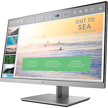 HP Business E233 23" Full HD LED LCD Monitor - 16:9 - 1920 x 1080 - 250 Nit - 5 ms - HDMI - VGA - DisplayPort - USB Hub