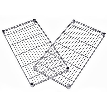 OFM Extra Wire Shelf For Heavy-Duty Storage Units, 1"H x 48"W x 24"D, Silver