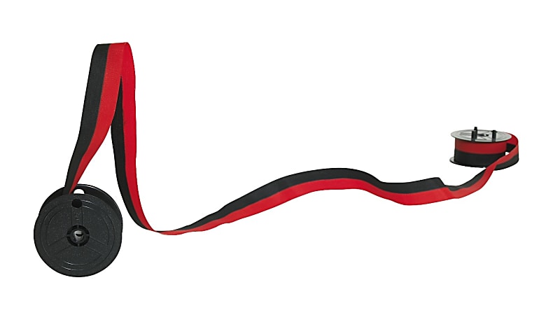 Porelon 80BRC Replacement Nylon Ribbon, Black/Red