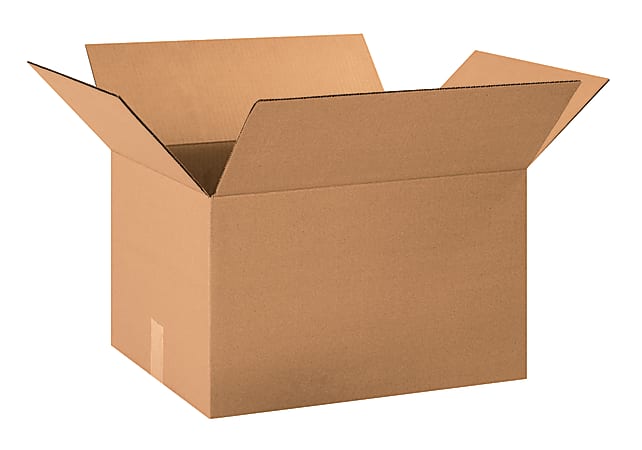 Office Depot® Brand Corrugated Cartons, 20" x 15" x 12", Kraft, Pack Of 25