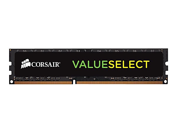 CORSAIR Value Select - DDR3L - module - 4 GB - DIMM 240-pin - 1600 MHz / PC3L-12800 - CL11 - 1.35 V - unbuffered - non-ECC