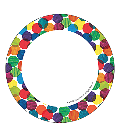 Carson-Dellosa World Of Eric Carle Cut-Outs, 5" x 5", Multicolor, Pack Of 36 Cut-Outs