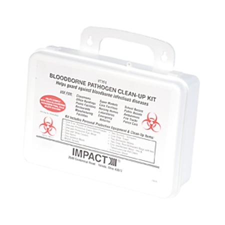 ProGuard Blood/Bodily Fluid Cleanup Kit - Plastic Case - 1 Each