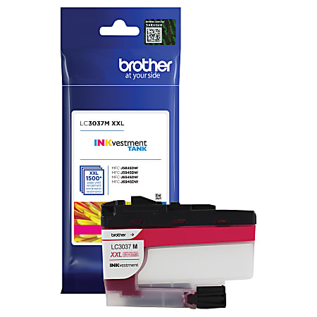 Brother Genuine LC3037M Super High-Yield Return Program Magenta INKvestment  Tank Ink Cartridge