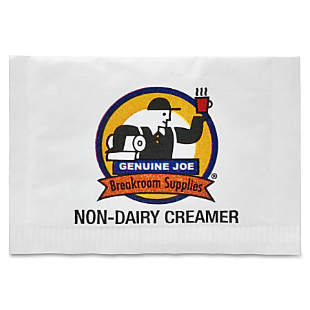 Genuine Joe Non-Dairy Creamer, 0.08 Oz., Pack Of 800