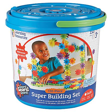 Learning Resources Gears Gears Gears Super Building Set Pre K Grade 5 Office Depot
