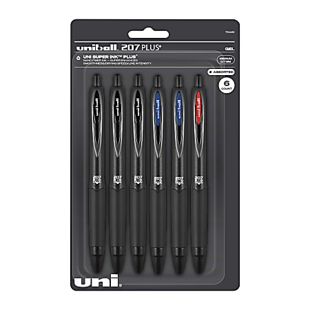 Pen+gear Retractable Gel Pens - Black - 12 ct