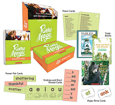 Scholastic Professional Rime Magic Phonics-Powered Prevention And Intervention For All Students, Kindergarten - Grade 8