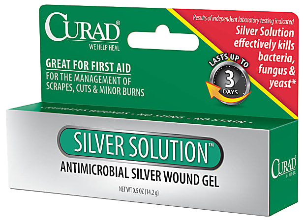 Curad® Silver Solution Antimicrobial Gel, 0.5 Oz.