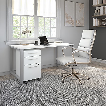 Bush Business Furniture Modelo Bonded Leather High Back Office