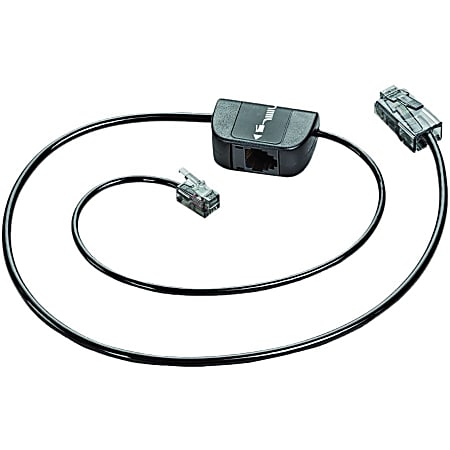 Plantronics Telephone Interface Cable (Connects Your Telephone and Your Base) - Phone Cable for Headset, Phone