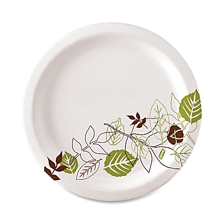 DIXIE® 6 7/8IN MEDIUM-WEIGHT PAPER PLATES BY GP PRO (GEORGIA-PACIFIC), PATHWAYS®, PACK of 125 PLATES