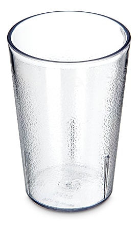 Carlisle Stackable SAN Plastic Tumblers, 8 Oz, Clear, Pack Of 72