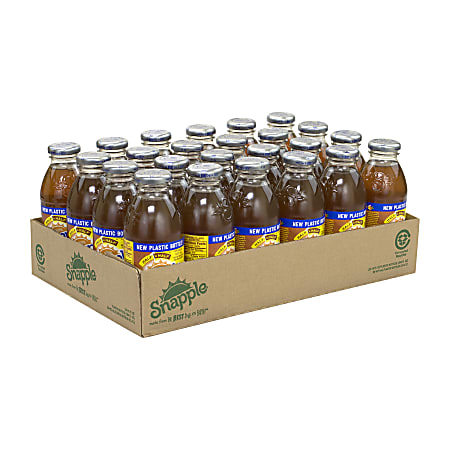 Snapple® All-Natural Half 'n Half Lemonade Iced Tea, 16 Oz, Carton Of 24