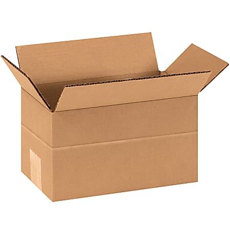 Partners Brand Multi-Depth Corrugated Boxes, 9" x 5" x 5", Scored 3", Kraft, Pack Of 25