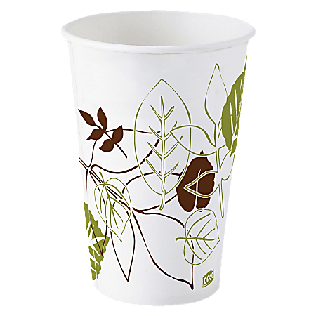 Dixie® Paper Cold Cups, 12 Oz., Pathways, Pack Of 50