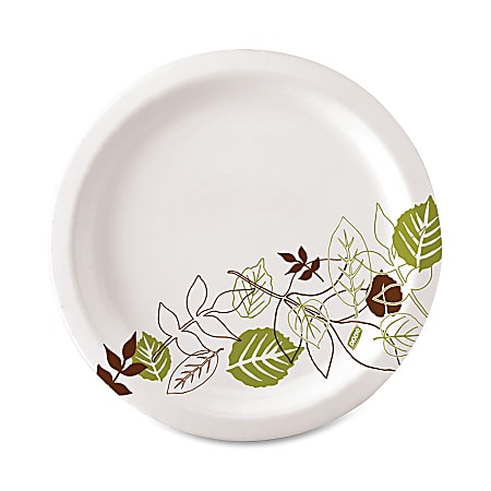 Dixie® Ultra® Paper Plates, 8 1/2" Diameter, Pathways® Design, Pack Of 125