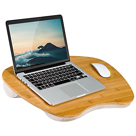 LapGear® Bamboo Lap Desk, 2-13/16”H x 22-7/16”W x 2-13/16”D, Natural