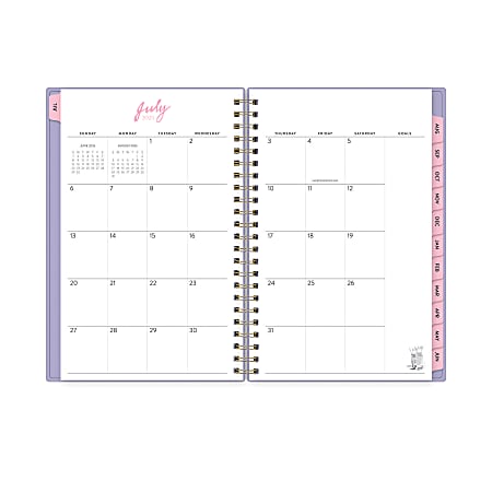 2025 2026 Blue Sky Travel Write Draw Lima FlowersSolid Lavender ...