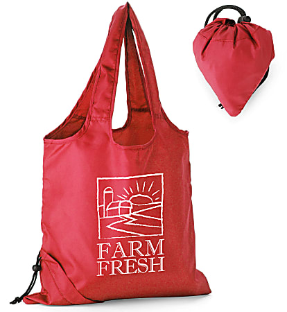 Custom Eco Foldaway Tote, 14-1/2" x 15-1/2"