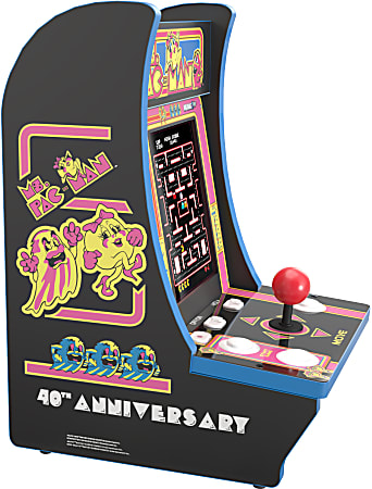 Arcade1Up Counter Cade Ms. Pac Man 40th Anniversary - Office Depot