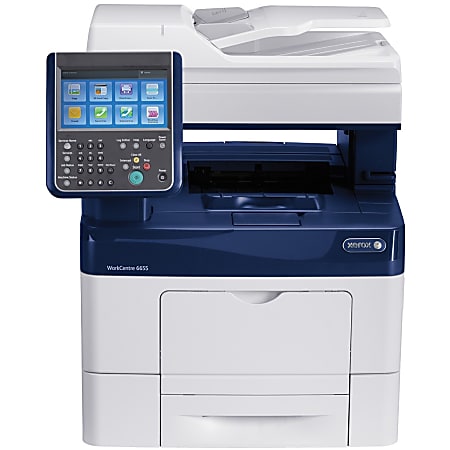Xerox WorkCentre 6655 Laser Multifunction Printer - Color - Plain Paper Print - Desktop