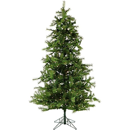 Fraser Hill Farm Artificial Noble Fir Christmas Tree With Smart String Lighting And EZ Connect, 7.5'