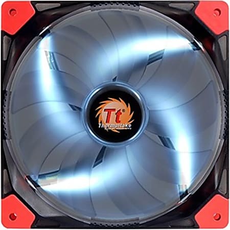 Thermaltake Luna 14 Cooling Fan - 1 x 140 mm - Long Life Sleeve Bearing - Rubber