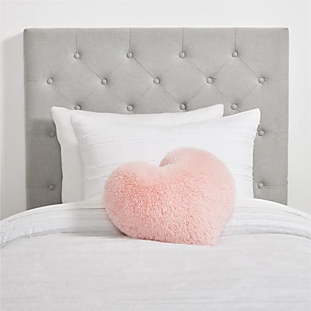 Dormify Harlow Tufted Charging Headboard TwinTwin XL Grey Linen ...