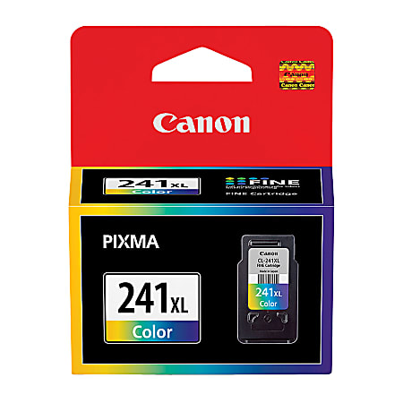 Canon® CL-241XL ChromaLife 100 High-Yield Tri-Color Ink Cartridge, 5208B001