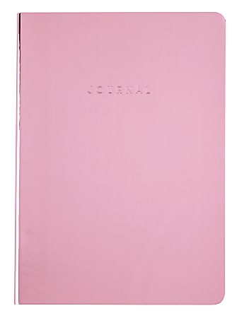 Office Depot® Brand Soft-Cover Journal, 5" x 8", Narrow Ruled, 192 Pages (96 Sheets), Rose Gold