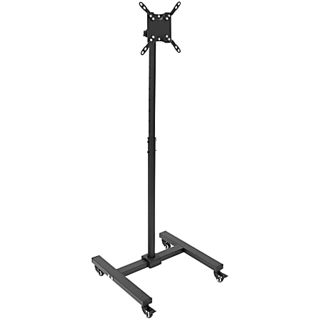 Mount-It! MI-1879 Rolling TV Floor Stand, 54"H x 20"W x 18"D, Black