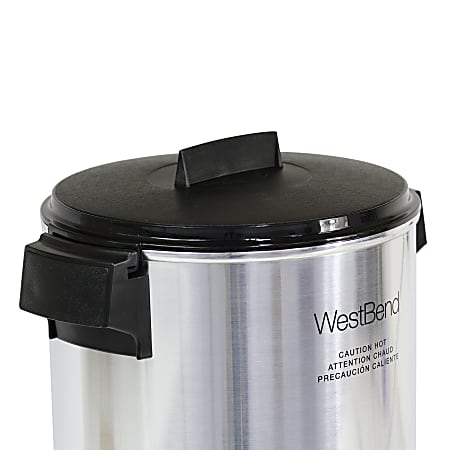 West Bend 30-Cup Polished Aluminum Coffee Urn