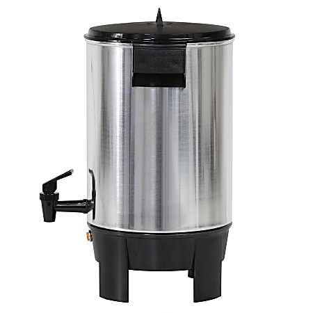 West Bend Commercial Large Capacity Coffee Urn, 30-Cup Coffee Maker with  Automatic Temperature Control, in Stainless Steel (58030)