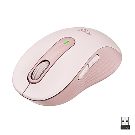 Logitech® Signature M650 Wireless Mouse, Rose, 910-006251