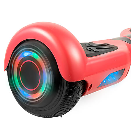 AOB Hoverboard With Bluetooth Speakers 7 H x 27 W x 7 516 D Red